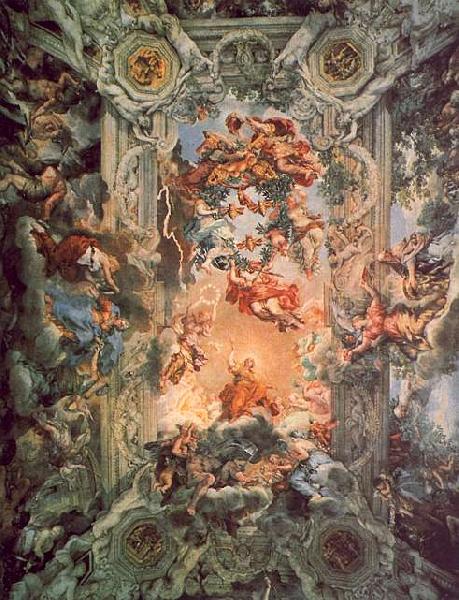 Pietro da Cortona Glorification of the Rule of Urban VIII oil painting image